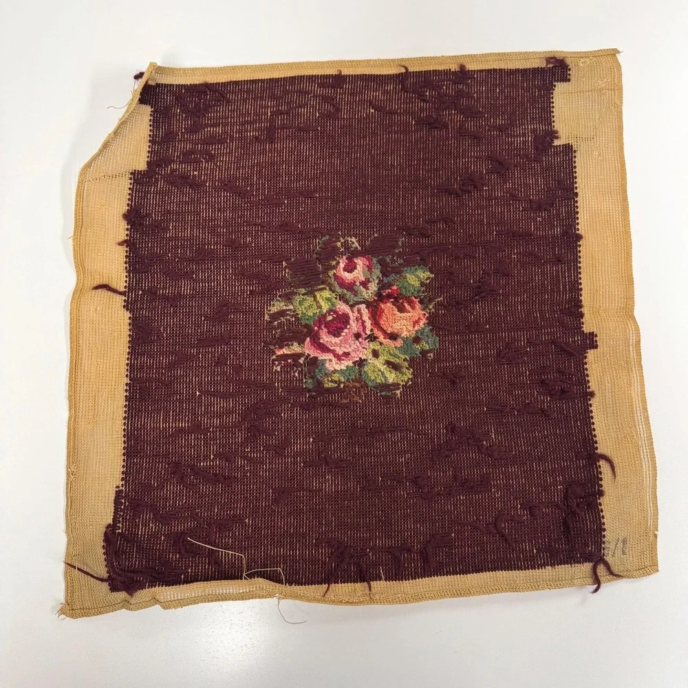 Vintage needlepoint tapestry-